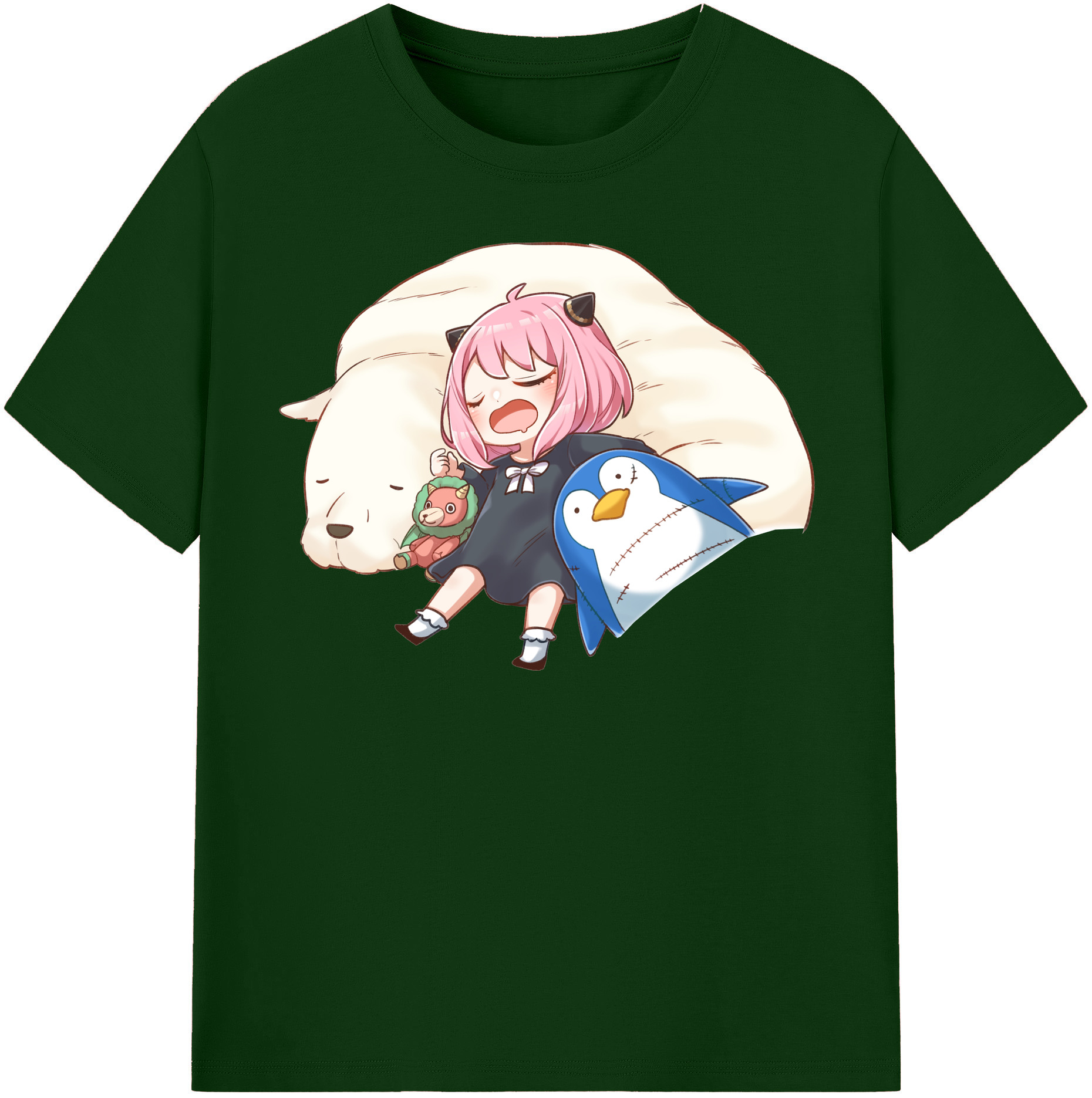 （画像用） SPY×FAMILY间谍家家酒 綿100％半袖Tシャツ（フロントプリント）